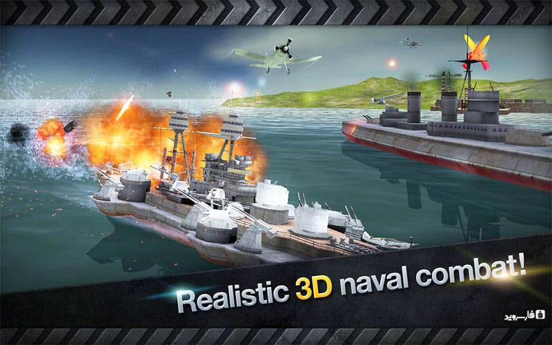 تحميل لعبة WARSHIP BATTLE 2023 مهكرة للأندرويد