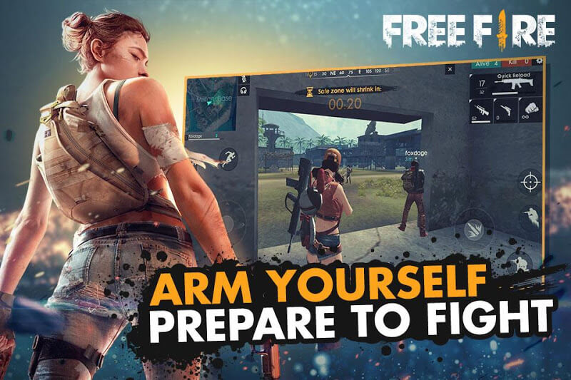 تحميل لعبة Garena Free Fire مهكرة لـ أندرويد