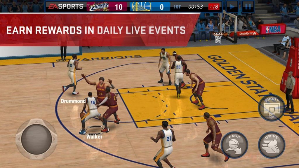 تحميل لعبة NBA LIVE Mobile Basketball مجانا للأندرويد