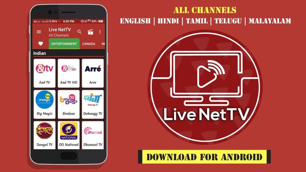 تحميل تطبيق  Live Net Tv لمشاهدة القنوات مجانا للأندرويد