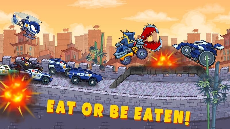 تحميل لعبة Car Eats Car 3 مهكرة