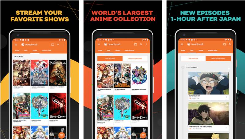 تحميل تطبيق Crunchyroll لمشاهدة الانمي (أخر إصدار)