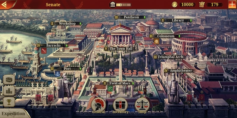 تحميل لعبة Great Conqueror: Rome مهكرة