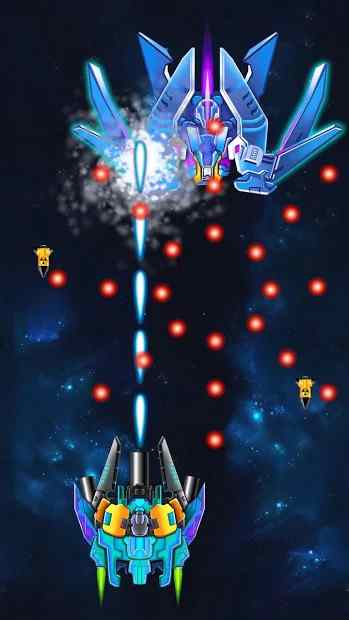 تحميل لعبة Galaxy Attack: Alien Shooter مهكرة للأندرويد