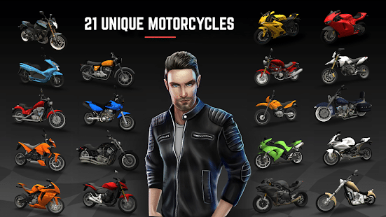 تحميل لعبة Racing Fever: Moto مهكرة للاندرويد