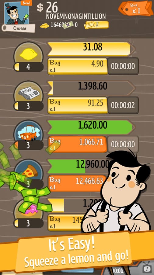 تحميل لعبة 2023 AdVenture Capitalist مهكرة للاندرويد