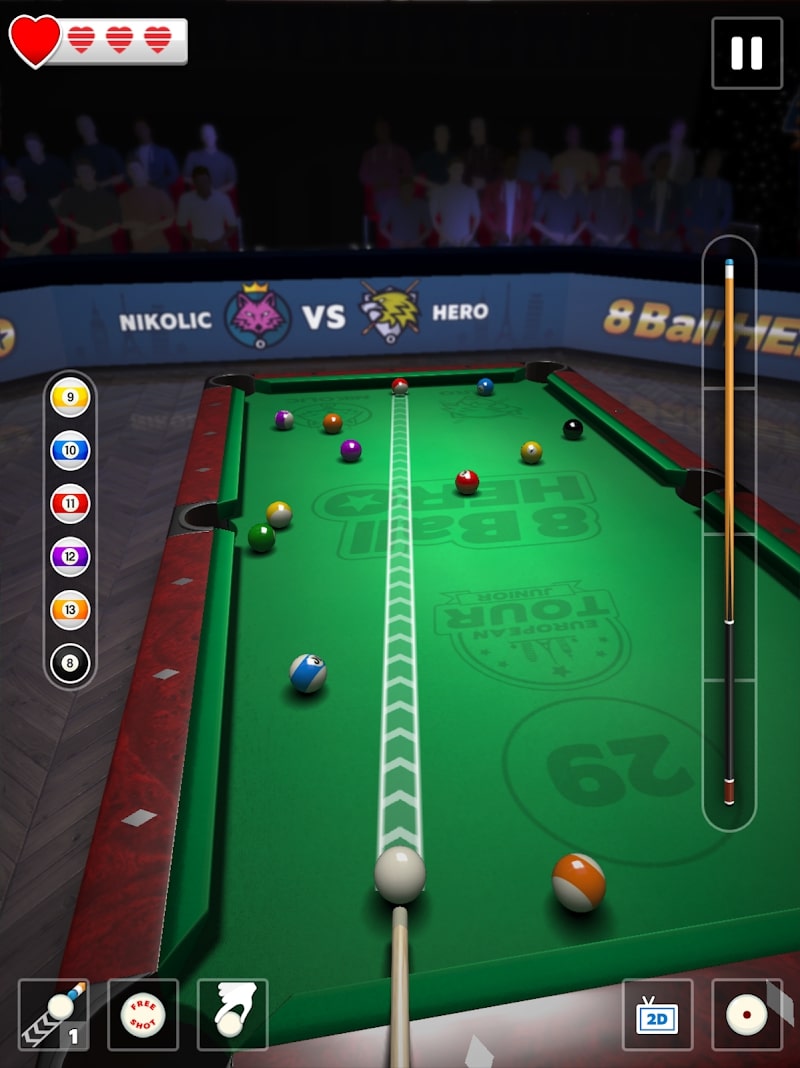 تحميل لعبة 8 Ball Hero مهكرة (آخر إصدار) تحميل لعبة 8 Ball Hero مهكرة (آخر إصدار)