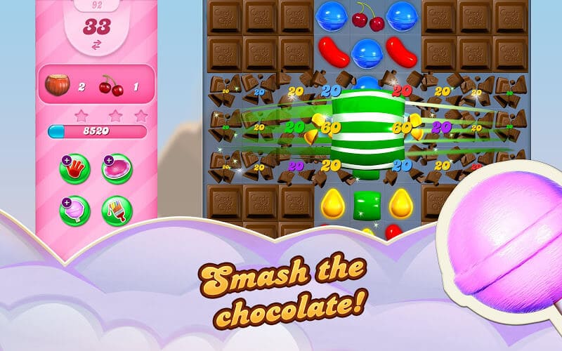 تحميل لعبة Candy Crush Saga مهكرة مجانا
