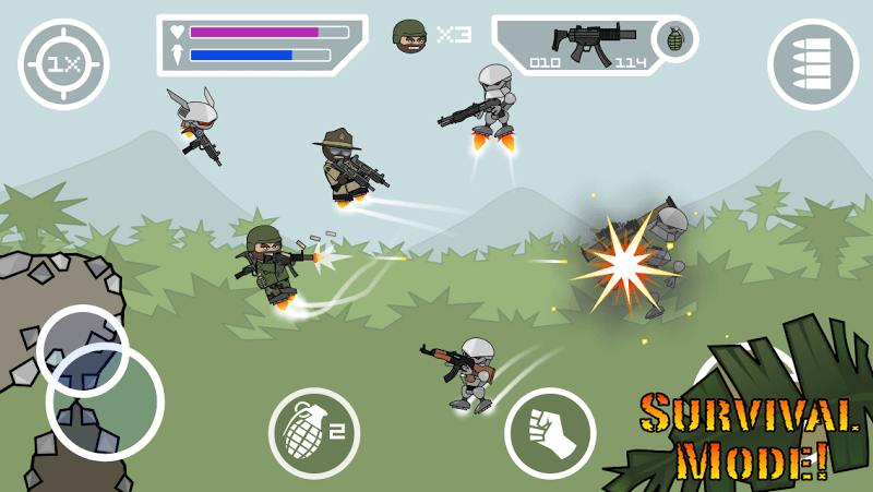 تحميل لعبة Doodle Army 2: Mini Militia مهكرة