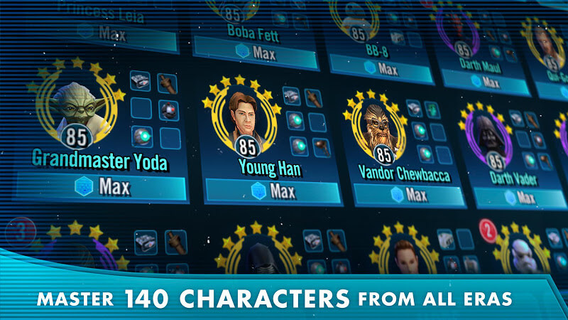 تحميل لعبة Star Wars: Galaxy of Heroes مهكرة