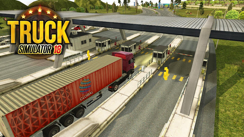 تحميل لعبة Truck Simulator 2018: Europe مهكرة للأندرويد