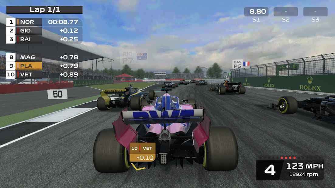 تحميل لعبة F1 Mobile Racing مهكرة