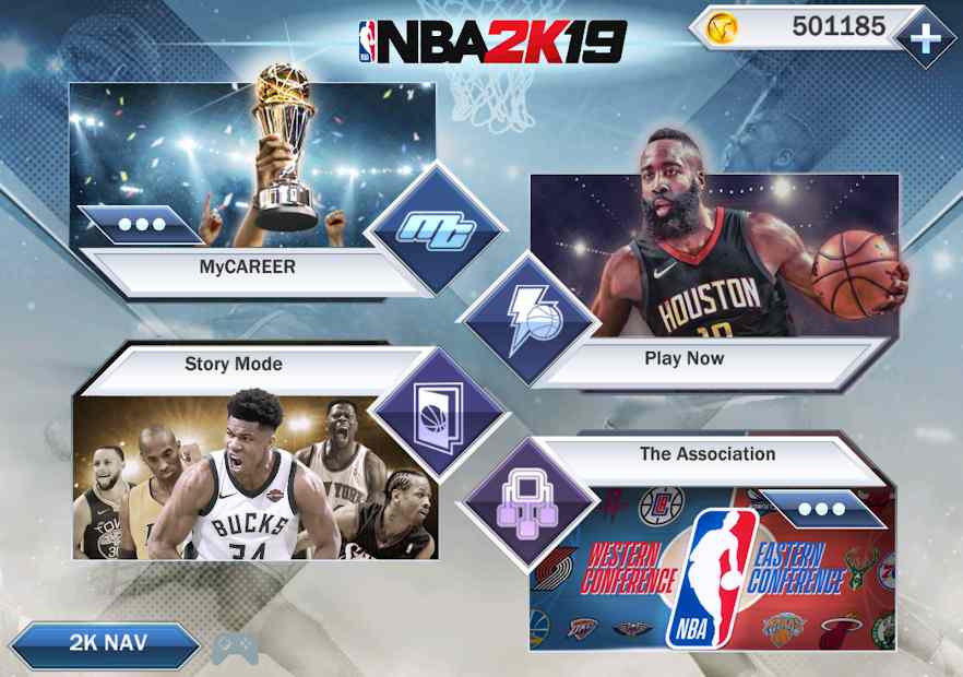 تحميل لعبة NBA 2K19 مهكرة للأندرويد