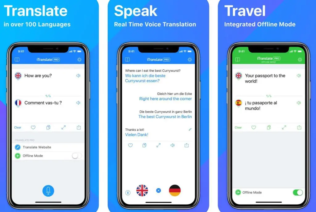 تحميل تطبيق iTranslate PRO للأندرويد