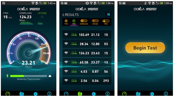 تحميل تطبيق Speedtest للأندرويد مجانا