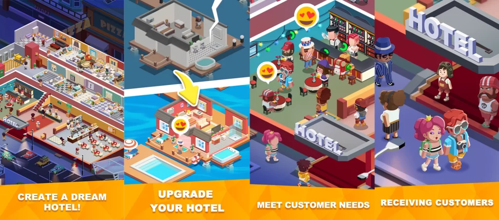 تحميل لعبة Hotel Empire Tycoon [آخر نسخة] مهكرة للأندرويد