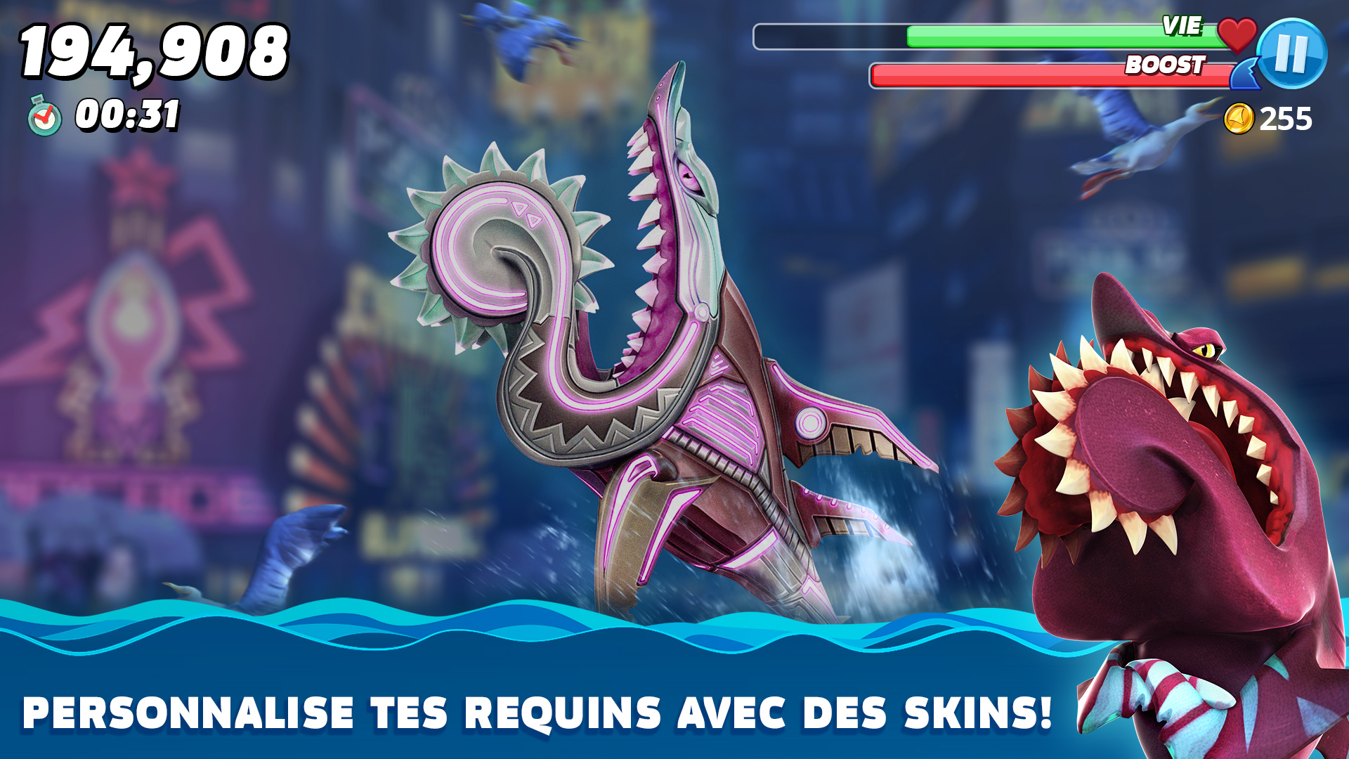 تحميل لعبة Hungry Shark World مهكرة لـ أندرويد
