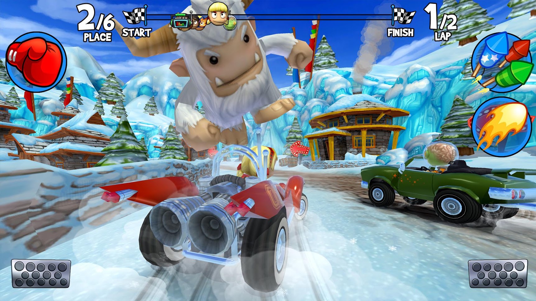 تحميل لعبة Beach Buggy Racing 2 مهكرة لـ أندرويد