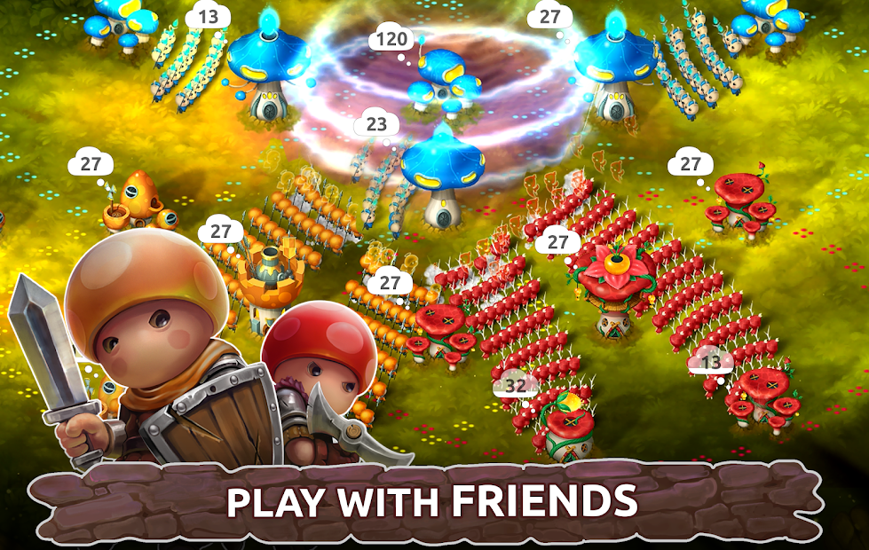 تحميل لعبة Mushroom Wars 2 [آخر نسخة] مهكرة للأندرويد
