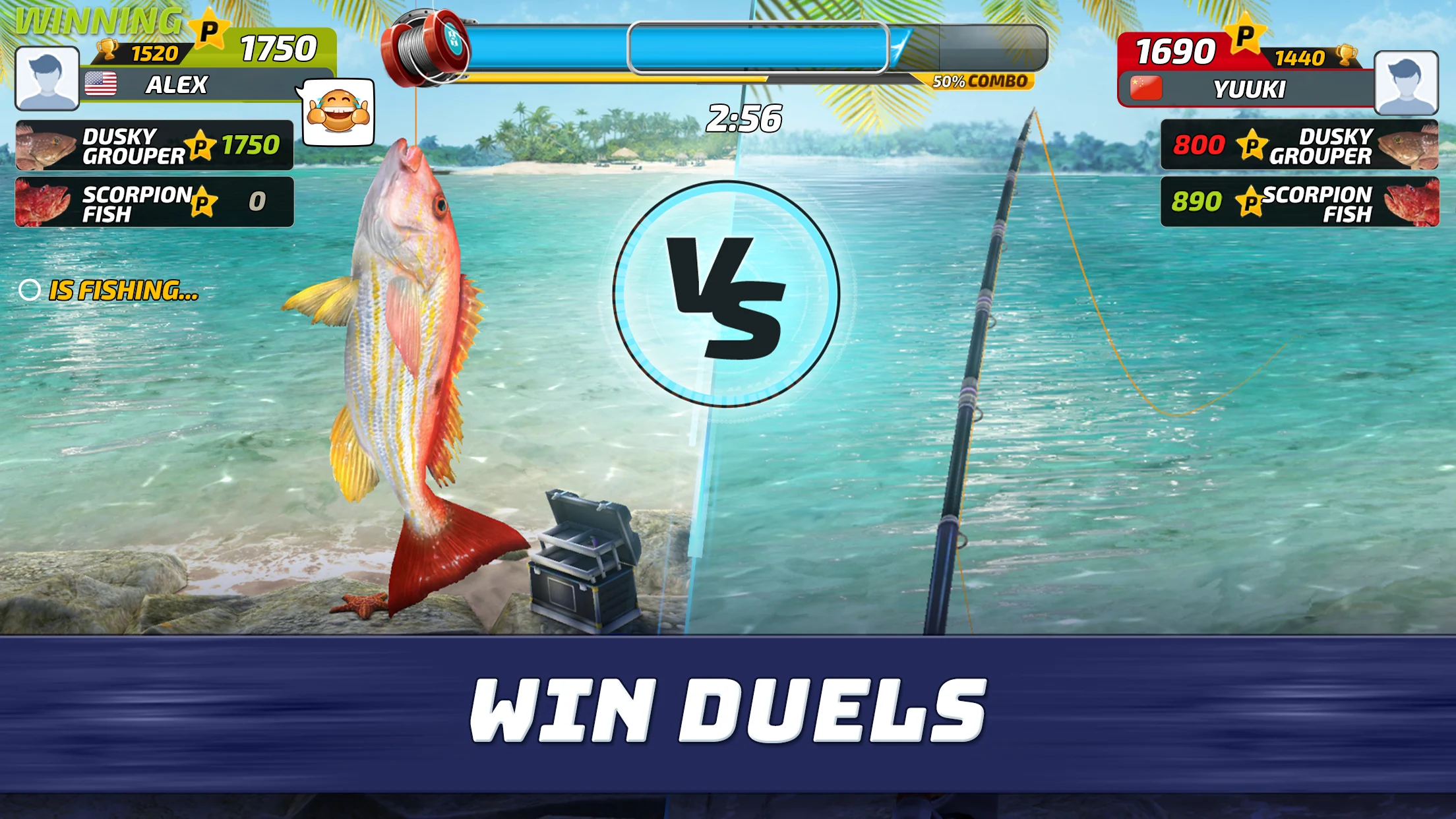 تحميل لعبة Fishing Clash 2023 مهكرة للاندرويد