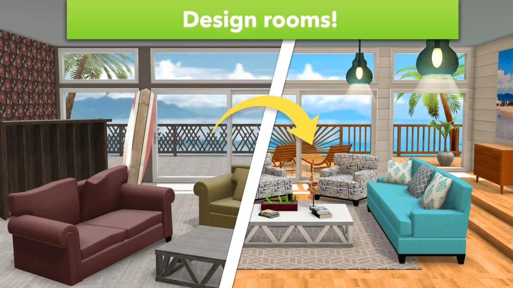 تحميل لعبة 2023 Home Design Makeover مهكرة للأندرويد