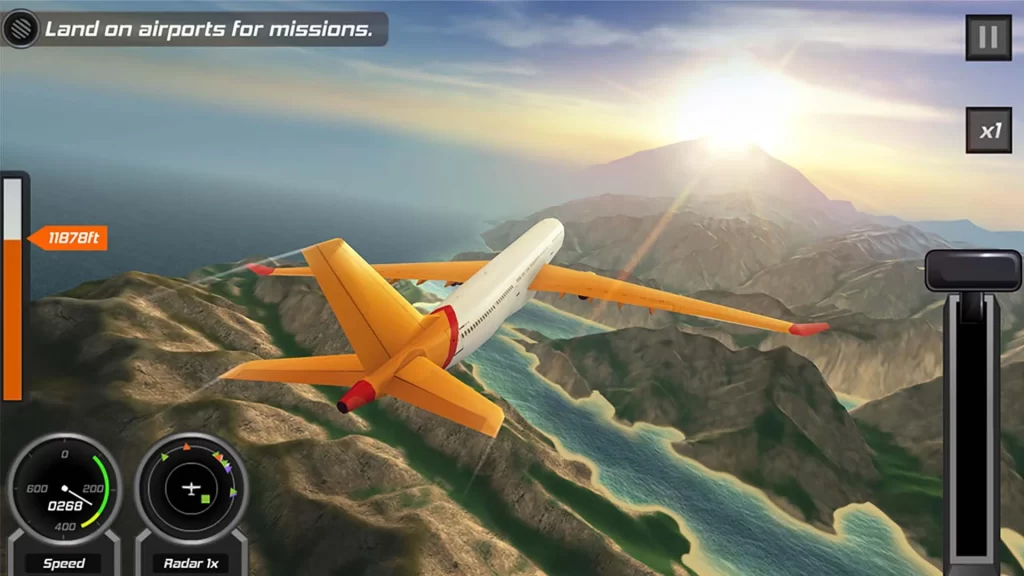 تحميل لعبة Flight Pilot Simulator 3D مهكرة لـ أندرويد